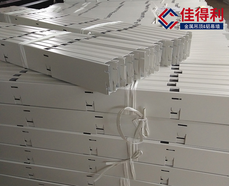 鋁格柵吊頂木紋鋁格柵天花佳得利鋁格柵天花6